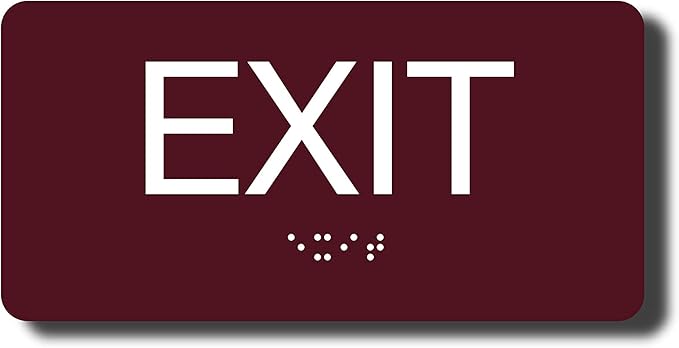 ADA Compliant Sign with Braille - Image 2