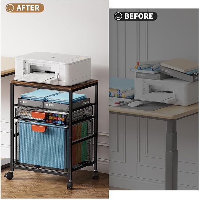 Marbrasse Rolling file cabinet - Image 8