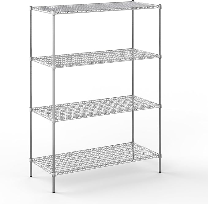 Regal Altair 24" Deep x 54" Wide x 74" Height Wire Shelving Kit | 4-Tier | NSF by Regal+Altair