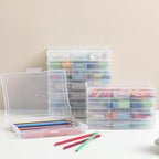 novelinks 12 Pack 5"x7" Clear Photo Storage Boxes – Plastic Picture Organizer - Image 3