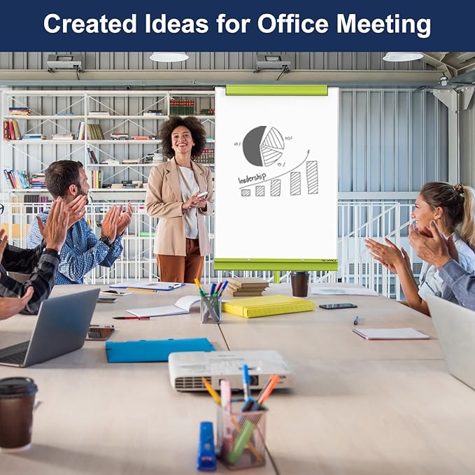 TSJ OFFICE Rolling Whiteboard Standing - Image 8