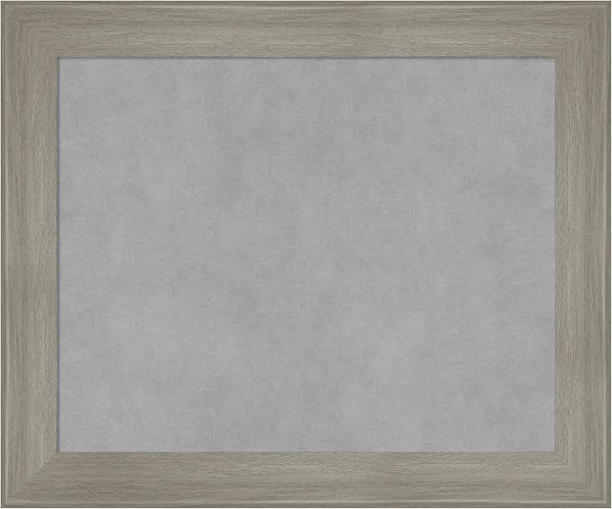 Amanti Art Grey Framed Magnetic Board 20x24 Small Vision Board by AmantiArt