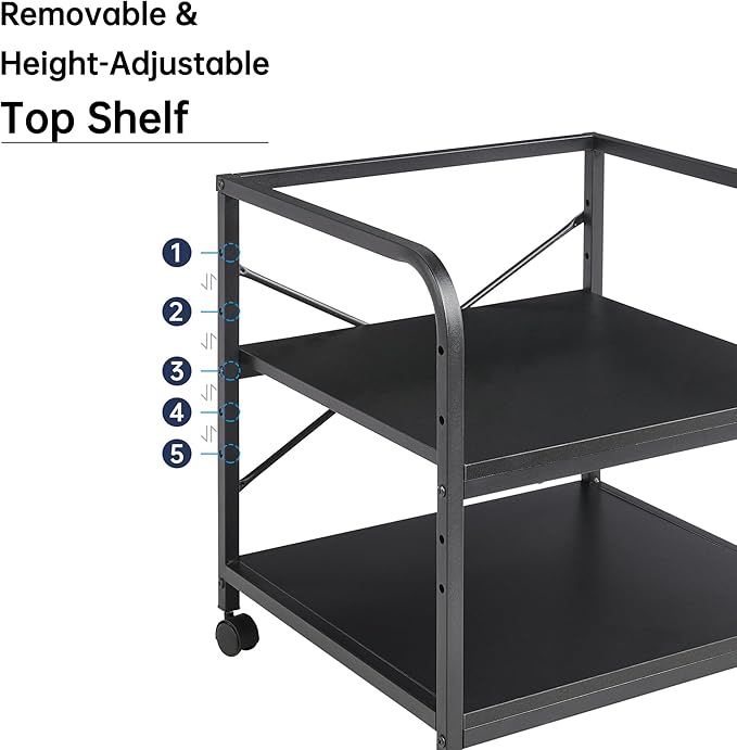 Fannova 2 Tier Under Desk Printer Stand - Image 4