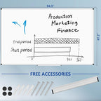 XBoard Magnetic Dry Erase Board 4' x 8' Wall Mounted, Large Whiteboard 96 x 48 - Image 3