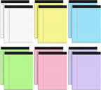 AILZFEI Legal Pads 8.5 x 11 Wide Ruled by Unknown