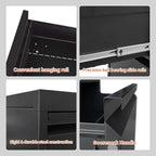 IKIMI 4 Drawer Locking File Cabinet - Image 6