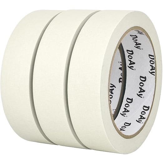 DOAY 3 Pack White Painters Tape by DoAy