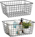 HDYOUDO Metal Black Large Wire Basket Food Storage Organizer, pantry organizers by HDYOUDO