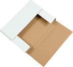 Tape Logic TLM1BK Easy-Fold Mailers, 11 1/8" x 8 5/8" x 2" White