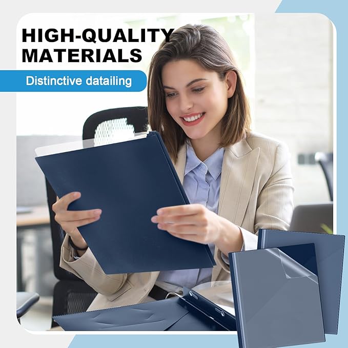 Teling 48 Pcs Clear Front Report Covers - Image 6