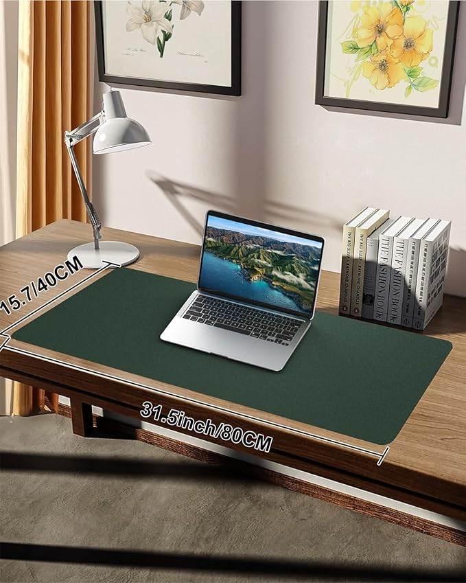 Leather Desk Protector, Non-Slip PU Laptop Mat, Waterproof Writing Pad - Image 7