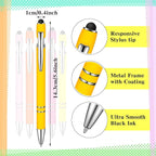 Zonon 38 Pieces Rubberized Ballpoint Pen - Image 4