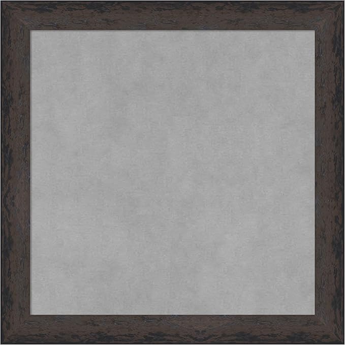Amanti Art Black Framed Magnetic Board 19x19 Small Vision Board by AmantiArt