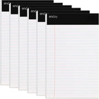 Emraw White Jr. Perforated Edge Legal Ruled Universal 50 Sheets Letter Writing by ENDAY