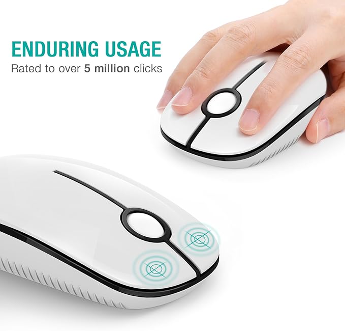 VssoPlor Wireless Mouse, 2.4G Slim Portable Computer Mice - Image 2