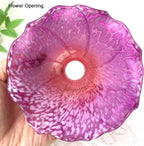 Bieye LS66 Lily Flower Blown Glass Lampshade - Image 4