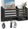 FifthQuarter Key Holder for Wall: Easy Mounted Key Rack and Mail Organizer by FifthQuarter