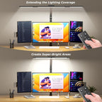 airlonv led desk lamp with clamp, architect desk, side view