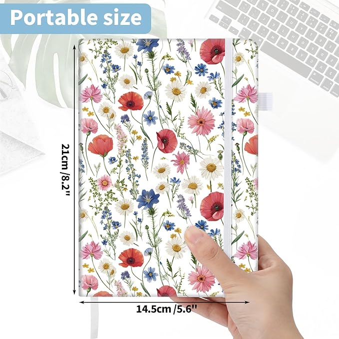 Thboxes 160 Pages Lined Journal Notebook, 5.71" X 8.27" Writing & Journaling - Image 3