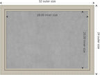 Amanti Art Silver Framed Magnetic Board 24x32 Medium Vision Board - Image 4