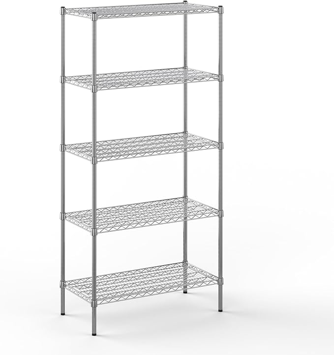 Regal Altair 18" Deep x 36" Wide x 74" Height Wire Shelving Kit | 5-Tier | NSF by Regal+Altair