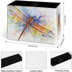 Famame Vintage Splash Dragonfly Pencil Holder - Image 3