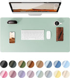 YSAGi Leather Desk Protector, Office Mat, Large Mouse Mat, Non-Slip PU Leather by YSAGi