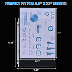 Sheet Protectors 200 Page, Page Protector 8.5" x 11" ，Upgraded Clear Plastic - Image 6