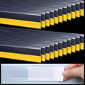 Fainne 25 Pcs Shelf Label Strips 1.5''H x 48 L Self Adhesive Shelf Label Holder