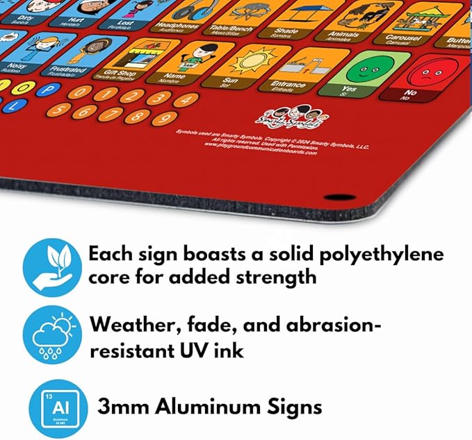 Weather-Proof Aluminum School Playground Communication Board - Image 7