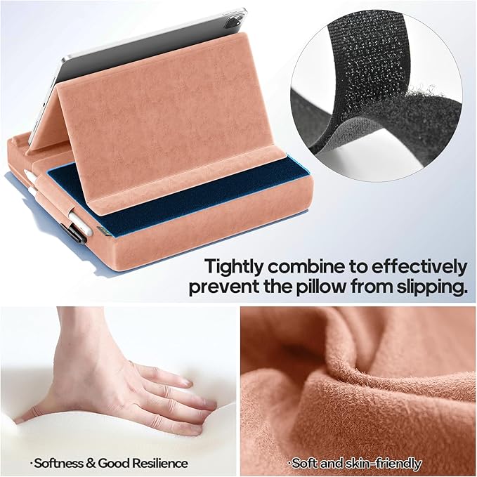KDD Tablet Pillow Stand, Bed and Desk, Foldable Soft Pad Dock - Image 5