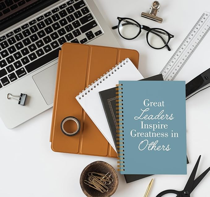 OXW Blue Meeting Notebooks for Work, Leadership Gifts Office Work Notebook - Image 5