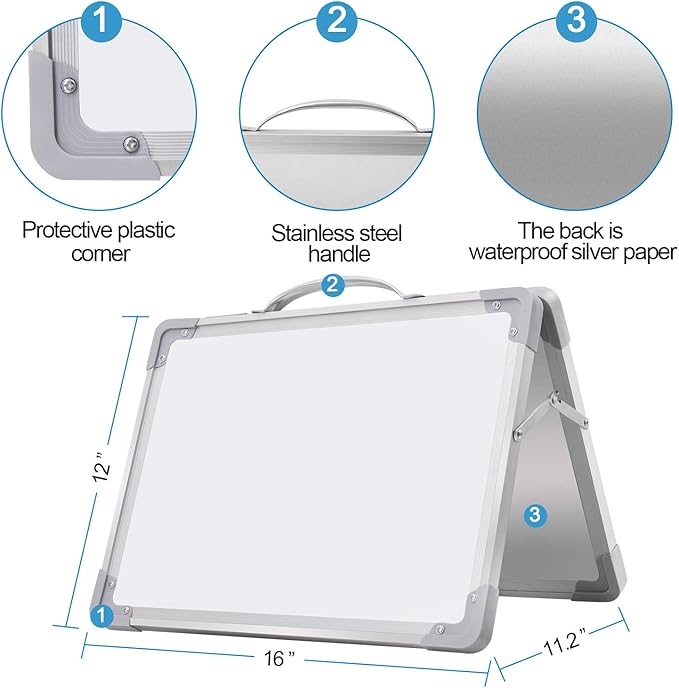 H-Qprobd Small Dry Erase White Board - Image 2