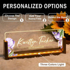Desk Name Plate Personalized, Custom Office Light Up Name Plate - Image 7