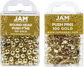 JAM PAPER Colorful Push Pins by JAMPaper