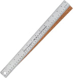 Breman Precision Metal Ruler 15 Inch Cork Back – Stainless Steel Straight Edge by WAPortman