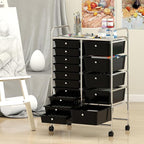 Giantex 15 Drawer Rolling Cart - Image 2