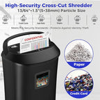 Ofitech Paper Shredder Cross-Cut Shredder - Image 5