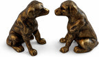 Fox Run Dog Decorative Bookend Set, Set of 2 100% Iron Heavy Bookends for Home and Office, 3.5" x 2.4" x 5" Each
