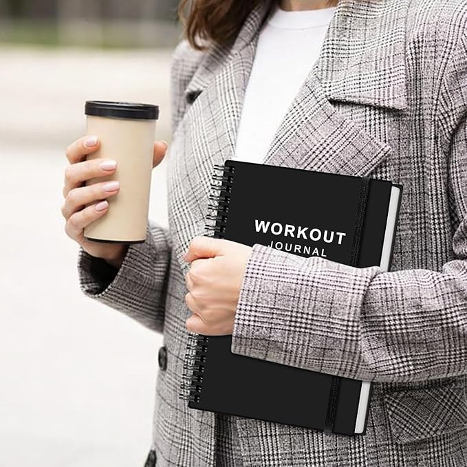 Fitness Journal for Women & Men, A5 Workout Journal/Planner Daily Exercise Log - Image 8