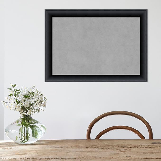 Amanti Art Black Framed Magnetic Board 19x27 Medium Vision Board - Image 5