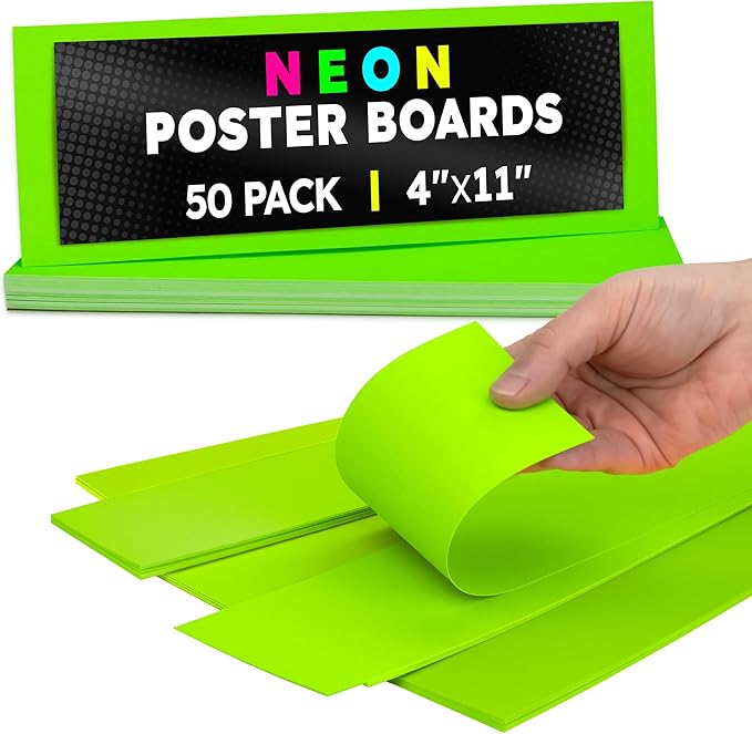 Hygloss Small Poster Board 4x11 by HyglossProductsInc