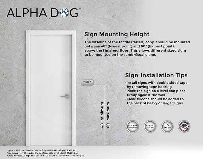 ALPHA DOG ADA SIGNS - Image 5