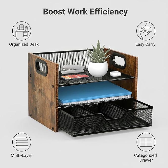 Wood Desk Organizer - Image 8