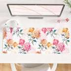 QIYI Floral Mouse Pad, Watercolor Flowers Desk Mat by QIYI