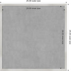 Amanti Art Silver Framed Magnetic Board 25x25 Medium Vision Board - Image 3
