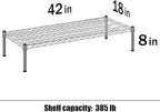 Regal Altair 18" Deep x 42" Wide x 8" Height 1-Tier Wire Shelving Kit | NSF - Image 3