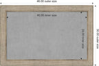 Amanti Art Silver Framed Magnetic Board 30x46 Large Vision Board - Image 3