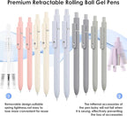 Donyang 10PCS Gel Pens Black Ink Fine Point Pens - Image 4
