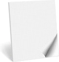 321Done Double Sided Graph Paper Notepad, 0.25 Grid, Made in The USA, Quad by 321Done